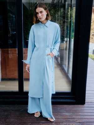 Lc Waikiki Yeni Sezon Loose Fit Geniş Paça Kadın Pileli Pantolon