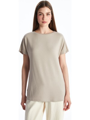 Lc Waikiki Yeni Sezon Bisiklet Yaka Kadın Tişört