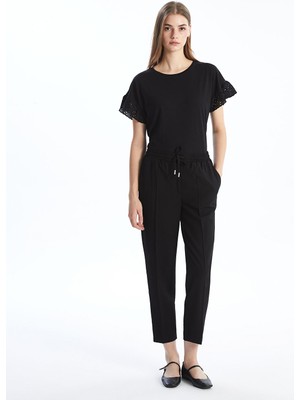 Lc Waikiki Yeni Sezon Beli Lastikli Havuç Kesim Kadın Pantolon