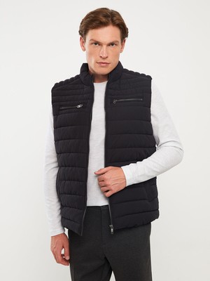 Lc Waikiki Yeni Sezon Standart Kalıp Dik Yaka Erkek Şişme Yelek