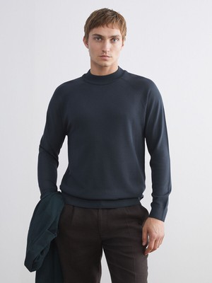 Lc Waikiki Yeni Sezon Yarım Balıkçı Yaka Uzun Kollu Erkek Triko Kazak