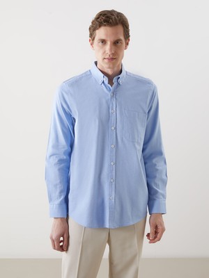 Lc Waikiki Yeni Sezon Regular Fit Uzun Kollu Oxford Erkek Gömlek