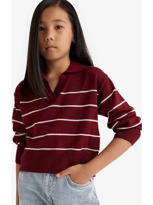 Defacto Kız Çocuk  Kazak E7737A8/BR205