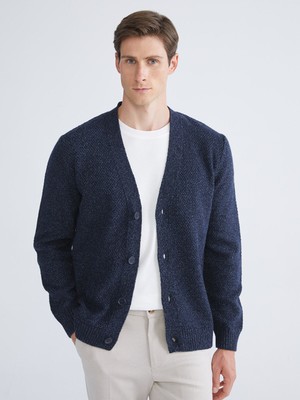 Lc Waikiki Yeni Sezon Standart Kalıp V Yaka Erkek Triko Hırka