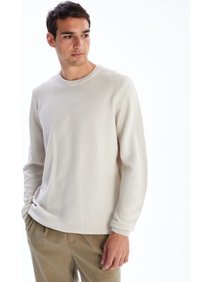 Lc Waikiki Yeni Sezon Bisiklet Yaka Kareli Erkek Triko Kazak