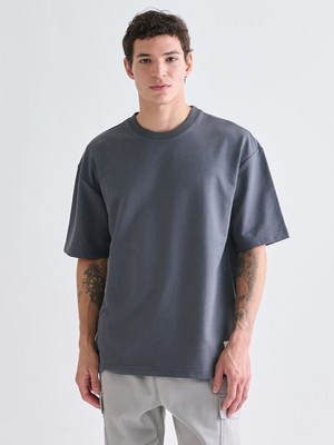 Lc Waikiki Yeni Sezon Bisiklet Yaka Kısa Kollu Erkek Sweatshirt