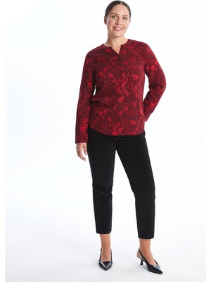 Lc Waikiki Yeni Sezon Beli Lastikli Kadife Kadın Pantolon