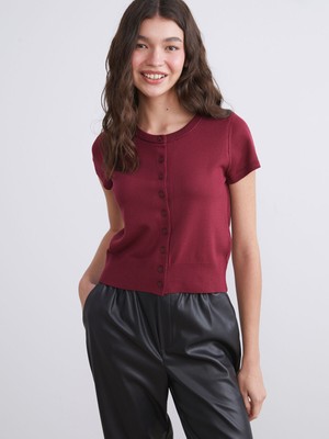 Lc Waikiki Yeni Sezon Bisiklet Yaka Kadın Triko Hırka