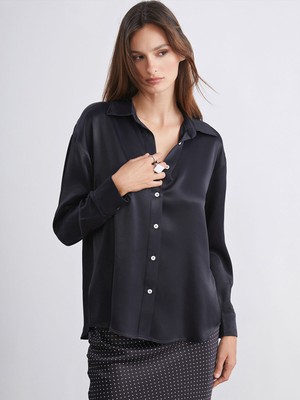 Lc Waikiki Yeni Sezon Saten Kadın Gömlek