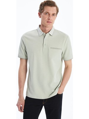 Lc Waikiki Yeni Sezon Polo Yaka Merserize Görünümlü Erkek Tişört