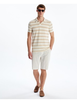 Lc Waikiki Yeni Sezon Standart Kalıp %100 Keten Erkek Şort