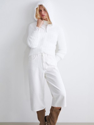 Lc Waikiki Yeni Sezon Kapüşonlu Kadın Triko Hırka