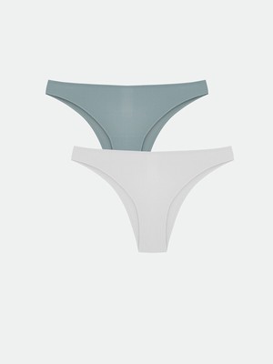 Lc Waikiki Yeni Sezon Düz Brazilian Külot 2'li