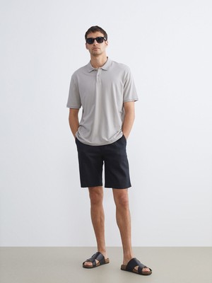 Lc Waikiki Yeni Sezon Standart Kalıp Keten Karışımlı Erkek Şort