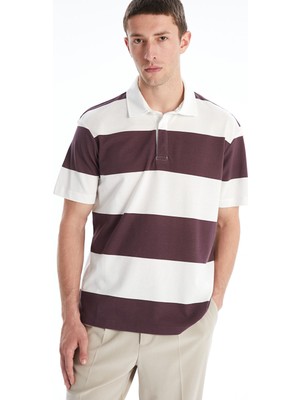 Lc Waikiki Yeni Sezon Polo Yaka Çizgili Pike Erkek Tişört