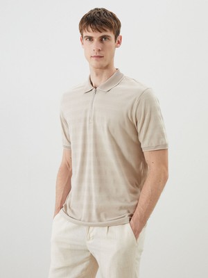 Lc Waikiki Yeni Sezon Polo Yaka Çizgili Erkek Tişört