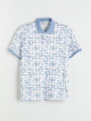 Lc Waikiki Yeni Sezon Polo Yaka Desenli Erkek Tişört
