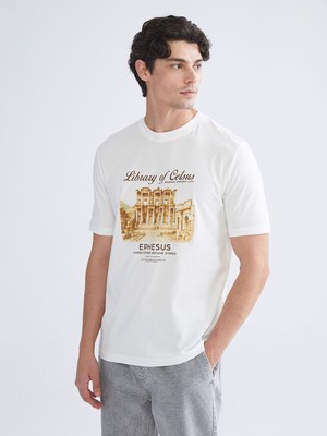 Lc Waikiki Yeni Sezon Bisiklet Yaka Penye Erkek Tişört