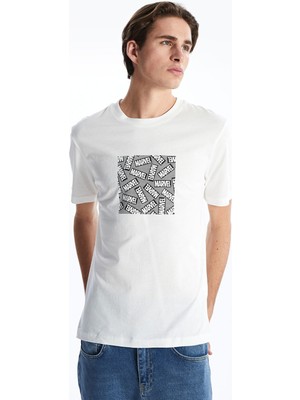 Lc Waikiki Yeni Sezon Bisiklet Yaka Penye Marvel Baskılı Erkek Tişört