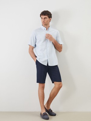 Lc Waikiki Yeni Sezon Standart Kalıp Keten Görünümlü Erkek Şort