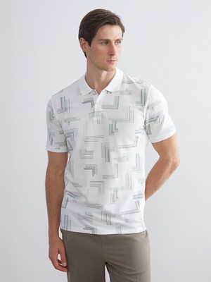 Lc Waikiki Yeni Sezon Polo Yaka Desenli Pike Erkek Tişört