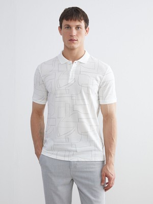 Lc Waikiki Yeni Sezon Polo Yaka Desenli Pike Erkek Tişört