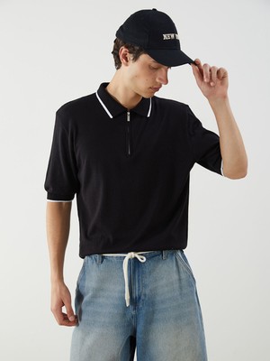 Lc Waikiki Yeni Sezon Polo Yaka Kısa Kollu Erkek Triko Kazak