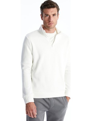 Lc Waikiki Yeni Sezon Dik Yaka Uzun Kollu Erkek Kalın Sweatshirt