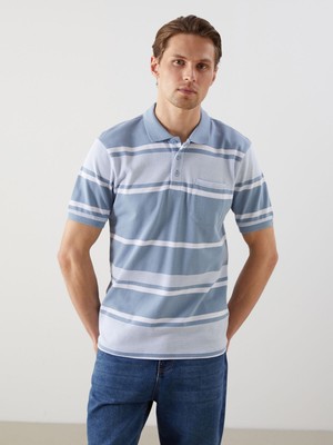 Lc Waikiki Yeni Sezon Polo Yaka Çizgili Erkek Tişört