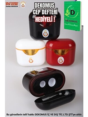 "dekomus Cep Defteri Hediyeli" Lisanslı "tekli" Çift Bıçaklı Pods/kulaklık Tasarımlı Kal