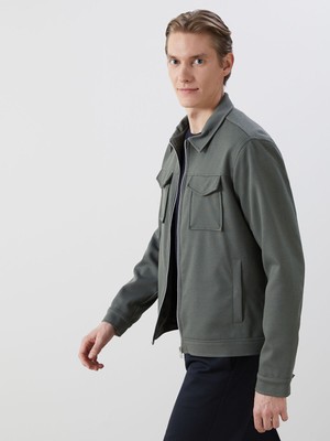 Lc Waikiki Yeni Sezon Slim Fit Gömlek Yaka Erkek Mont