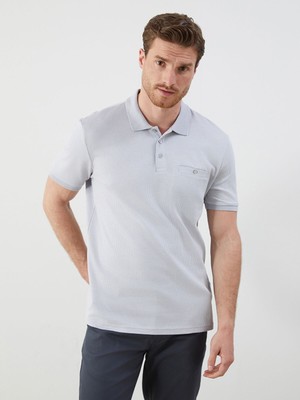 Lc Waikiki Yeni Sezon Polo Yaka Merserize Görünümlü Erkek Tişört