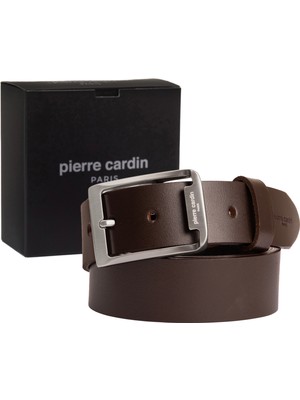 Pierre Cardin Kahve Analin Deri Erkek Kemeri (En 4 Cm) PC4100H0I