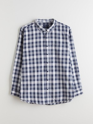 Lc Waikiki Yeni Sezon Regular Fit Uzun Kollu Ekose Gabardin Erkek Gömlek