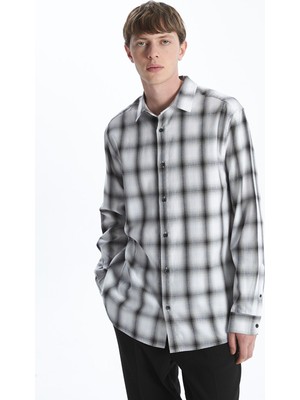 Lc Waikiki Yeni Sezon Regular Fit Uzun Kollu Ekose Gabardin Erkek Gömlek