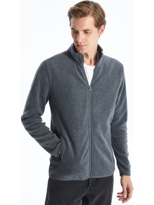 Lc Waikiki Yeni Sezon Dik Yaka Uzun Kollu Polar Erkek Fermuarlı Sweatshirt