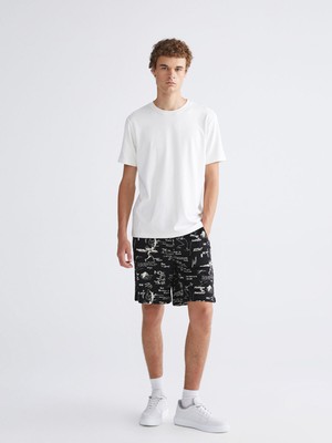 Lc Waikiki Yeni Sezon Standart Kalıp Baskılı Erkek Şort