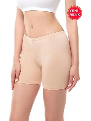 Soft Premıum Kumaş Ara Boy Likralı Pamuk Diz Üstü Pantolon ve Etek Içi Astar Şort Tayt 26591