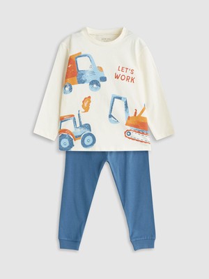 Lc Waikiki Yeni Sezon Bisiklet Yaka Erkek Bebek Pijama Takımı