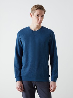 Lc Waikiki Yeni Sezon Bisiklet Yaka Uzun Kollu Erkek Sweatshirt