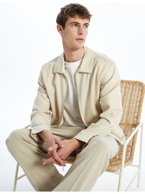 Lc Waikiki Yeni Sezon Standart Kalıp Gömlek Yaka Erkek Mont