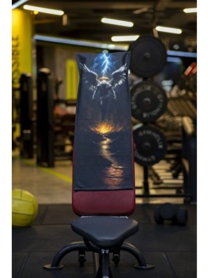 Pamuklu Yeni Nesil Fitness Spor Havlusu - Dijital Baskılı - Hızlı Kuruyan Mikrofiber | Dark Angel