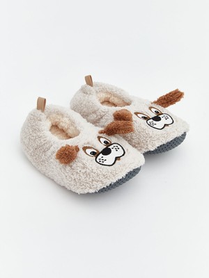 Lc Waikiki Yeni Sezon Hayvan Nakışlı Pelüş Erkek Bebek Panduf