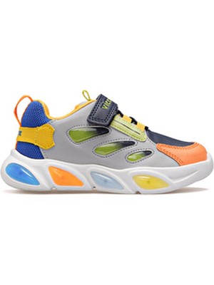 Lamb Erkek Çocuk Işıklı Hafif Sneaker Spor Ayakkabı 25K 346.227 Pe Gri