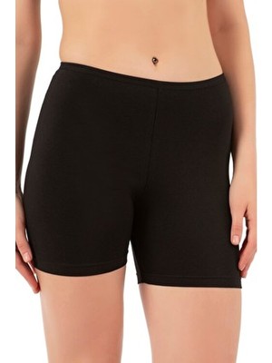 Soft Premıum Kumaş Ara Boy Likralı Pamuk Diz Üstü Pantolon ve Etek Içi Astar Şort Tayt 26591