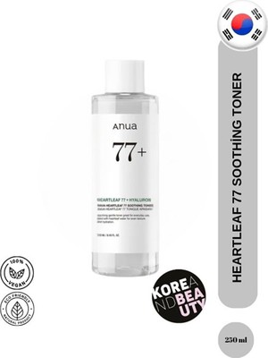 Heartleaf 77% Soothing Toner 250ML | Hafif ve Ferahlatıcı Günlük Tonik