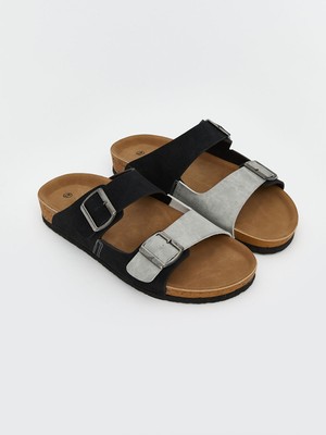 Lc Waikiki Yeni Sezon Çift Bantlı Erkek Terlik