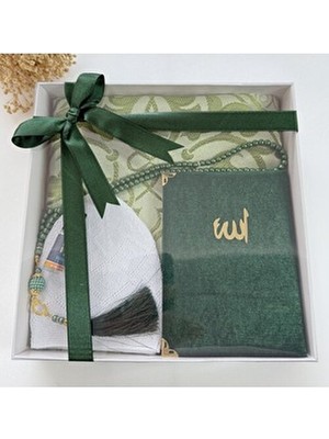 Erkek Bohça Seti , Damat Bohçası Seti , Damat Seti , Seccade , Çeyizlik Seccade Seti