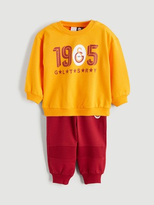 Lc Waikiki Yeni Sezon Galatasaray Lisanslı Erkek Bebek Sweatshirt ve Eşofman Altı