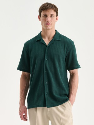 Lc Waikiki Yeni Sezon Regular Fit Resort Yaka Kısa Kollu Erkek Gömlek